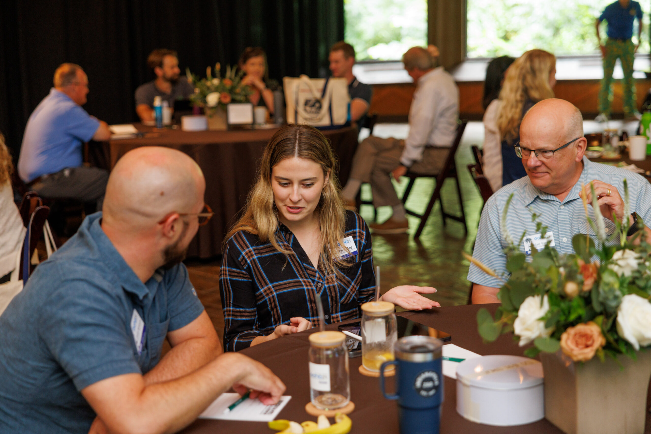 Echo 24 attendees exchange ideas during one of the sessions.